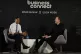 Then prime minister Rishi Sunak (left) and Elon Musk, CEO of