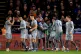 Everton's Idrissa Gueye celebrates with team-mates after sco
