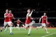 Arsenal's Oleksandr Zinchenko (second right) celebrates scor