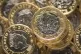 British one pound coins