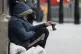 A homeless person