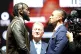 Deontay Wilder (left) and Joseph Parker during a press confe