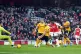 Arsenal's Bukayo Saka scores their side's first goal of the 