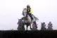 Elixir De Nutz ridden by jockey Freddie Gingell on their way