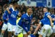 Everton's Lewis Dobbin celebrates scoring their side's secon