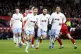 Aston Villa's Matty Cash celebrates scoring their side's fir