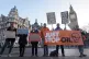 Protesters from Just Stop Oil, Extinction Rebellion, Fossil 