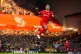 Liverpool's Virgil van Dijk celebrates scoring their side's 