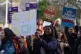 Students take part in the Rally for Education, organised by 