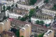 A view of terraced housing and blocks of flats in west Londo