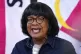 Diane Abbott speaking during a Stand Up to Racism taking the
