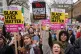 People take part in an anti-racism march in central London o