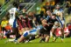 St Helens' Alex Walmsley is tackled by Leeds Rhinos' Mikolaj