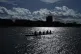 A rowing boat on the River Thames Putney, London, March 27, 