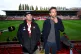 Wrexham co-chairmen Rob McElhenney and Ryan Reynolds, Octobe