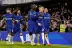 Chelsea's Cole Palmer (centre) celebrates scoring