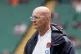 England head coach John Mitchell during the warm up before t