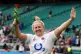 England's Marlie Packer celebrates after the Guinness Women'