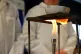 A science experiment taking place in a classroom, February 9