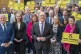 Former deputy first minister of Scotland John Swinney with p