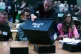 A ballot box is emptied during the count for the Blackpool S