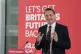 Mike Tapp speaks prior to a speech by Labour Party leader Si