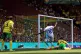 Leeds United's Crysencio Summerville shoots during the Champ