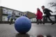 Children playing during a break at a primary school in Yorks