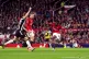 Manchester United's Kobbie Mainoo scores their side's first 