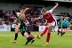 Arsenals Vivianne Miedema (right) has a shot on goal during 