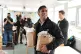 Prime Minister Rishi Sunak speaks picks up breakfast for the