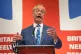 Nigel Farage during a press conference to announce that he w