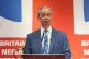 Nigel Farage during a press conference to announce that he w