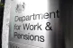 Signage for the Department for Work & Pensions in Westminste
