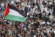People take part in a national demonstration for Gaza from R