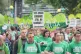People take part in a silent walk near Grenfell Tower in Lon