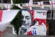 A mural of England Women player Fran Kirby at the Kirby Esta