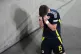 Scotland's Kieran Tierney appears dejected as he heads for t