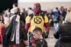 A Deadpool cosplayer during Comic Con Yorkshire at the Yorks