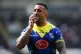Warrington Wolves' Paul Vaughan looks on during the Betfred 