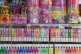 Disposable vapes of varying flavours on sale in a shop