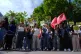 Nurses from the campaign group Unite, on the picket line out