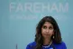 Suella Braverman gives a speech at Fareham Leisure Centre in