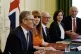 (left-right) Prime Minister Sir Keir Starmer hosts his first