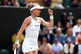 Harriet Dart reacts during her match against Xinyu Wang (not