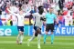 England's Bukayo Saka celebrates after scoring during the Ue