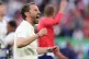 England manager Gareth Southgate celebrates after their side