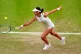 Emma Raducanu during her match against Lulu Sun on day seven