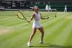 Jasmine Paolini celebrates winning her match against Donna V