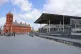 A view of the Senedd, the Welsh parliament building in Cardi